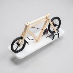 Hover Fan-Powered Electric Bike Model