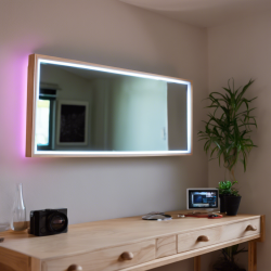 Smart Mirror with Touch and Voice Control