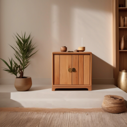 Compact One-Door Hinged Cabinet for Small Spaces