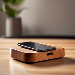 Wooden Smartphone Charging Dock