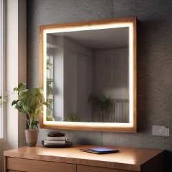 Custom Smart Mirror with Voice Assistant Integration