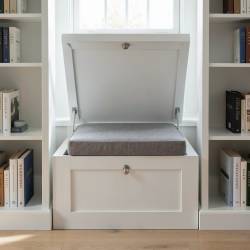 Built-In Window Seat with Storage Trunk