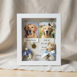 Memorial Shadow Box for Your Beloved Dog