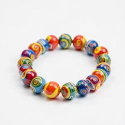 Recycled Paper Bead Necklace