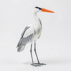 PVC Pipe Heron Sculpture