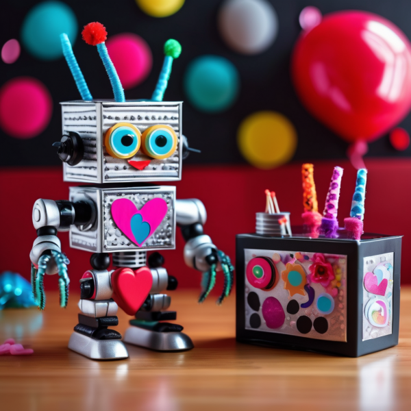 Cool Robot Valentine Box