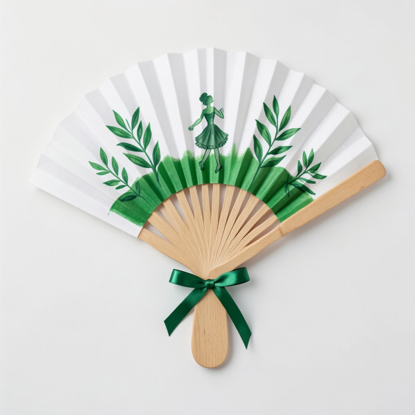 Abanico de Papel para Celebrar el Día de Andalucía