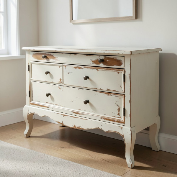 Transform Modern Entertainment Center into Antique Style