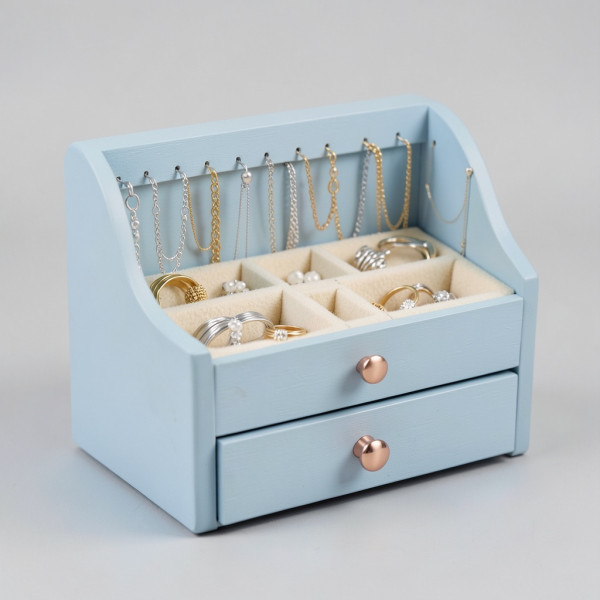 Chic Jewelry Holder from a Cassette Holder