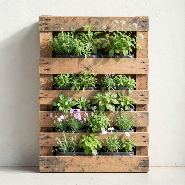 Upcycled Pallet Garden Planter